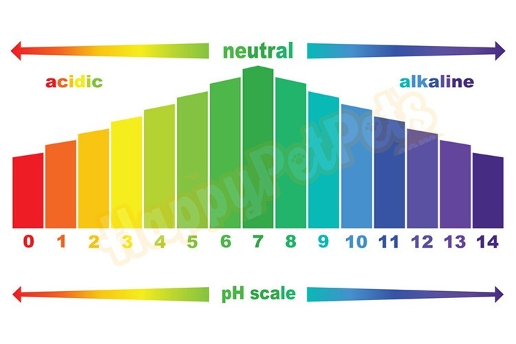 pH color chart for aquarium